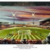 Record crowd East End Park A3 Print
